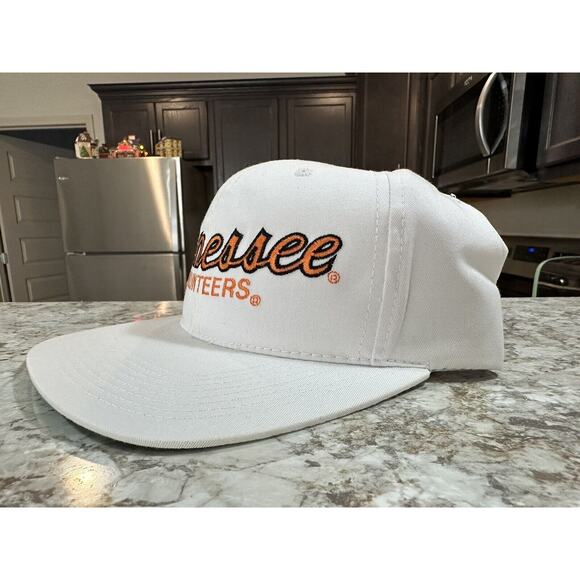 Vintage Tennessee Volunteers Vols Sports Specialities Script Hat White NWOT - Picture 4 of 10